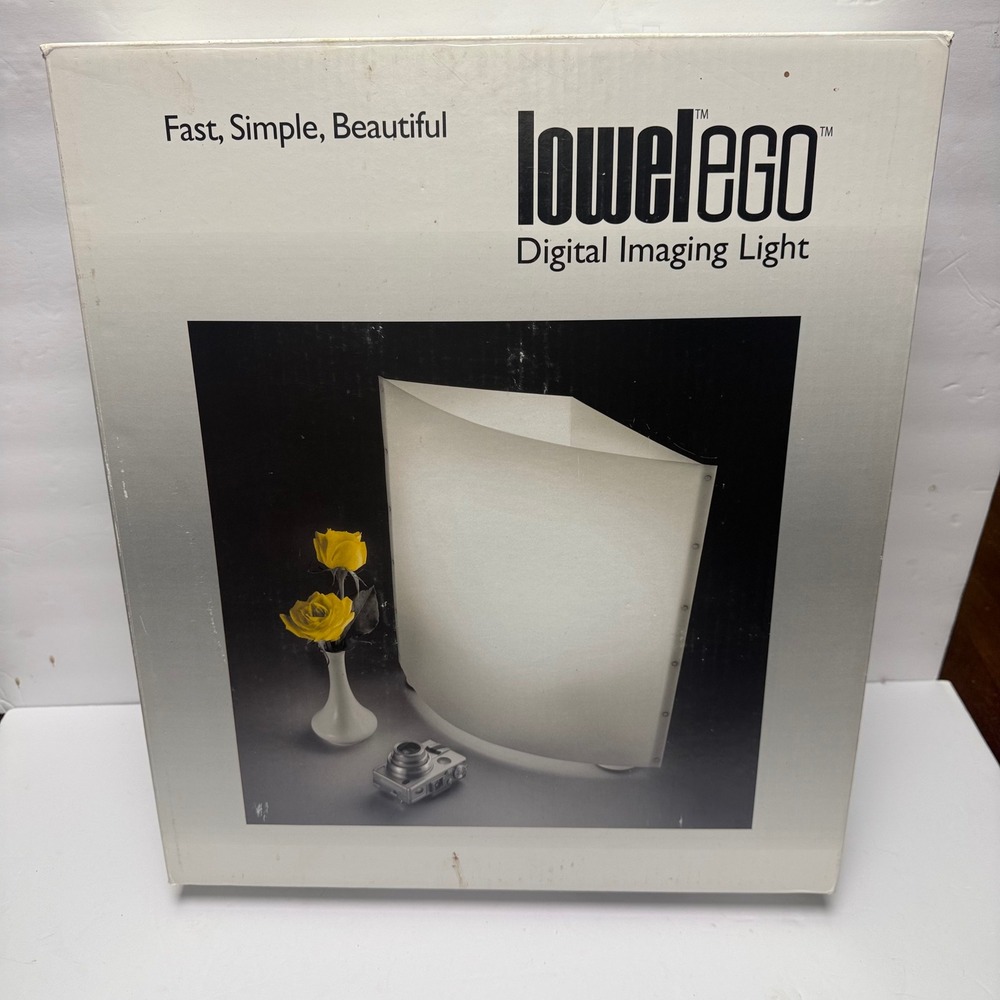 Lowel Ego Digital Imaging picture Light White Tabletop Photography Studio